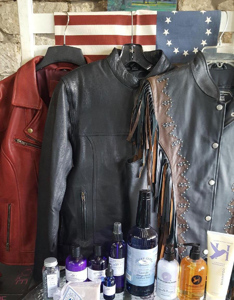 Leather and Lavender in Blanco, Texas | Liz On The Square
